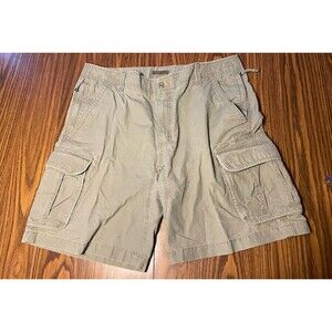 LL Bean Cargo Shirts Men’s Vintage Khaki 38”/9.5”